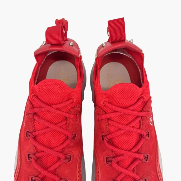 Christian Louboutin Arpoador Red Drawstring Sock Sneakers Size 41 US 11 Women 65 - Picture 4 of 15
